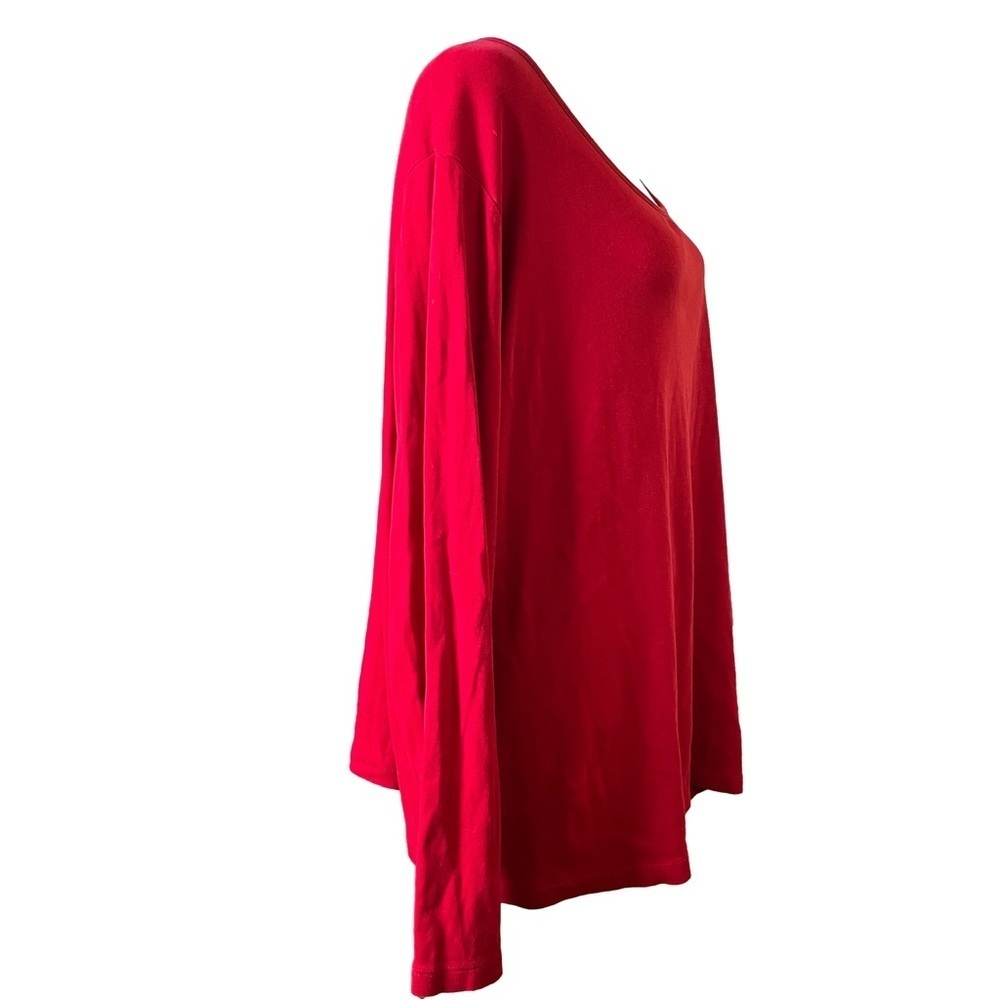 Jones New York Women's Red Long Sleeve Top - Picture 5 of 5
